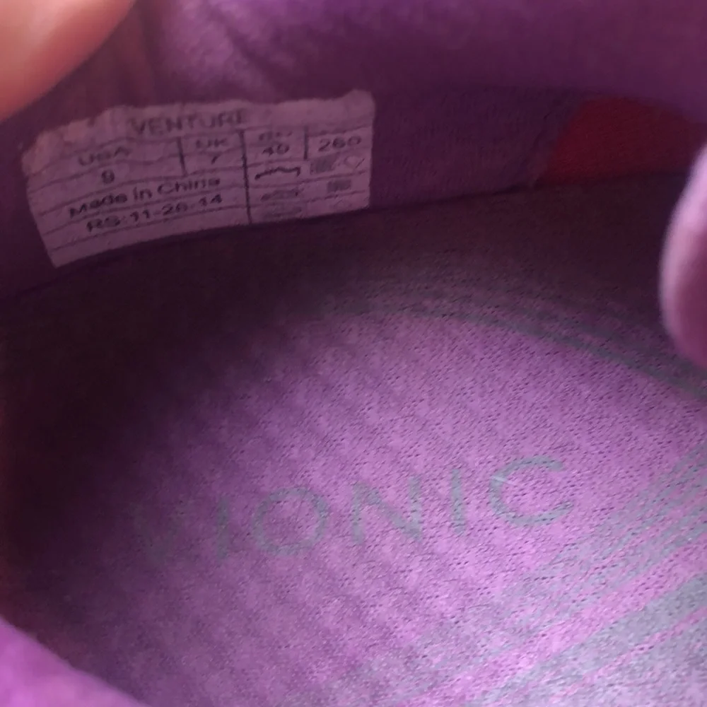 Vionic Pink Purple Athletic Sneakers